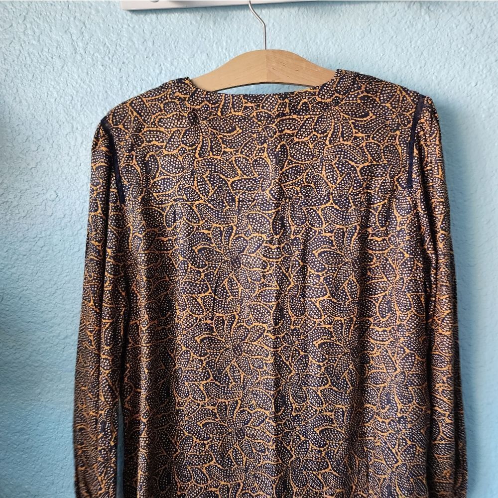 HINGE bohemian peaseant cottagecore blouse - Picture 7 of 12